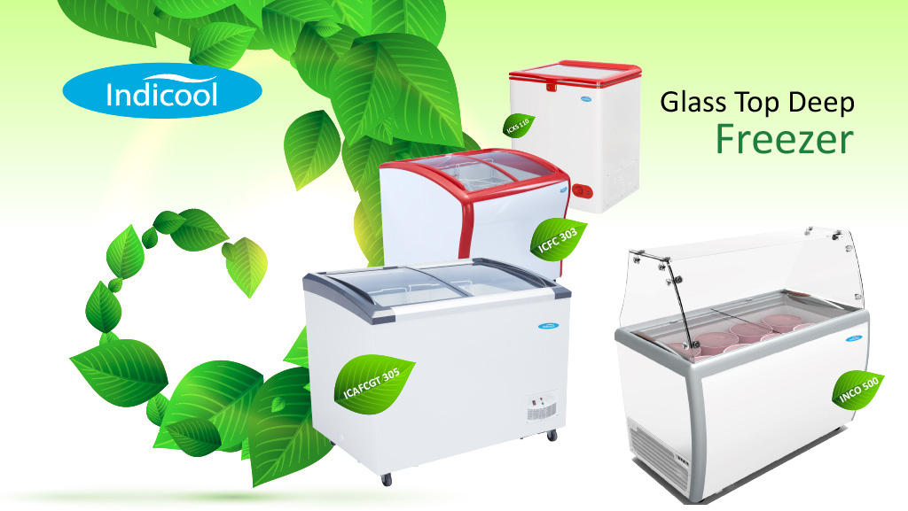 Glass Top Deep Freezer